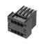 PCB plug-in connector, male header, Clip-on flange, THT solder connection, 7.62 mm, Number of poles: 10, 270°, Solder pin length (l): 3.2 mm, tinned, black, Box thumbnail 2