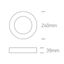 BLACK PLAFO 15W CW IP40 230v thumbnail 2