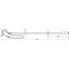 Discharge device w. ring hook L 1600mm w. plug-in coupl. cable 16mm² L thumbnail 2