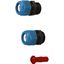 T0-1-8214/I1 Changeoverswitches, T0, 20 A, surface mounting, 1 contact unit(s), Contacts: 2, 45 °, momentary, With 0 (Off) position, with spring-return from both d thumbnail 573