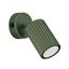 STYLISH WALL LAMP WITH SWITCH AND GROOVED OLIVE LAMPSHADE, KARBON FAMILY thumbnail 2