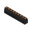 Printed circuit board terminals, 7.50 mm, Number of poles: 9, 90°, Solder pin length (l): 3.5 mm, tinned, black, PUSH IN with actuator, Clamping range, max. : 2.5 mm², Box thumbnail 2
