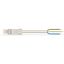 pre-assembled connecting cable Eca Plug/open-ended white thumbnail 2