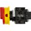 T3-2-8324/EA/SVB Main switch, T3, 32 A, flush mounting, 2 contact unit(s), 4 pole, Emergency switching off function, With red rotary handle and yellow locking ring thumbnail 8