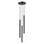 Pendant lamp ARCHE 3P black thumbnail 1
