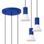 Pendant lamp ESTRIA 3P white/ultramarine thumbnail 1