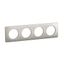 PLATE 4 GANG SATIN ALUMINIUM thumbnail 2