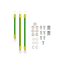 CZL62 U Earthing set, 15 mm x 125 mm x 280 mm thumbnail 8