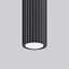 BLACK SPOT TUBE WITH GROOVED CARBON LAMPSHADE FOR LIVING ROOM 1XGU10 thumbnail 3