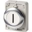 M30C-FD-W-X1 Pushbutton, RMQ-Titan, Flat, momentary, White, inscribed, Metal bezel thumbnail 2