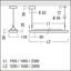 CLEVO ID 8800-Z40 L2480 LDO WH WHM - LED pendant luminaire thumbnail 4