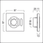 ED-CCW 01/02/03 a+e - Control point, square-edge white thumbnail 2