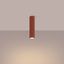 CEILING SPOT CARBON SPOT LAMP IN RED OCHER COLOUR ON GU10 thumbnail 7