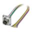 SACC-SQ-M12FS-12CON-25F/0,5 - Device connector front mounting thumbnail 1