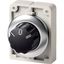 M30I-FW3 Changeover switch, RMQ-Titan, with rotary head, momentary, 3 positions, inscribed, Front ring stainless steel thumbnail 2