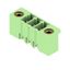PCB plug-in connector, male header, Flange, THT solder connection, 3.81 mm, Number of poles: 3, 180°, Solder pin length (l): 3.2 mm, tinned, Pale green, Box thumbnail 2
