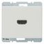 High definition soc. out. 90° plug connection, arsys, p. white glossy thumbnail 1