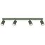 CEILING STRIP WITH GROOVED GREEN REFLECTORS 4XGU10 CARBON FAMILY thumbnail 2