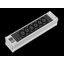 DK PSM Plus socket module, C13, 6-way, black, non-switchable thumbnail 2