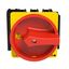 P3 Main switch, 80 A,Flush mounting, 4 pole, Form EA/SVB, Red, Door co thumbnail 4