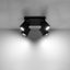 CEILING LAMP MERIDA 4 BLACK GU10 4X40W IP20 thumbnail 5