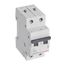 MCB RX³ 6000 - 2P - 230/400V~ - 10 A - B curve - prong/fork type supply busbars thumbnail 1