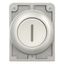 M30C-FD-W-X1 Pushbutton, RMQ-Titan, Flat, momentary, White, inscribed, Metal bezel thumbnail 4