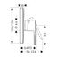 Vernis Shape built-in shower mixer, surface-mounted, matte black thumbnail 2
