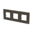 Frame 3-gang / 2+2+2-modules - IP44 - Anthracite thumbnail 2