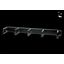 Cable manager 19 inches/1RU 75 mm RAL 9005 black thumbnail 2