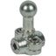 Fixed ball point D 25mm, clamp type A for round conductors 18mm thumbnail 1