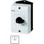 T0-3-15392/I1 Universal control switches, T0, 20 A, surface mounting, 3 contact unit(s), Contacts: 6, 45 °, maintained, With 0 (Off) position, With spring-return to thumbnail 1