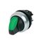 M22-WLK-G Illuminated selector switch actuator, RMQ-Titan, With thumb-grip, momentary, 2 positions, green, Bezel: titanium thumbnail 2