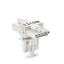 T-distribution connector 5-pole Cod. A white thumbnail 1