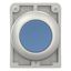 M30C-FDR-B Pushbutton, RMQ-Titan, Flat, maintained, Blue, Blank, Metal bezel thumbnail 4