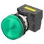 M22N Indicator, Plastic flat, Green, Green, 110 V, push-in terminal thumbnail 3