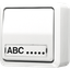1-gang switch 10 AX / 250 V ~ 606ANAWW thumbnail 1