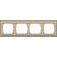 cover frame SL500 gold bronze 4-fold hor. thumbnail 3