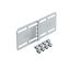 Bendable connection element for cable tray, horizontal 100x210, St, FS thumbnail 1