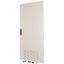 XLSD4R143 Section door, ventilated IP42, hinges right, HxW = 1400 x 300mm, grey thumbnail 1