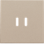 Finishing set for dual smart USB-C charger, champagne coated thumbnail 3
