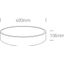WHITE PLAFO LED 25W CW IP20 230V thumbnail 4
