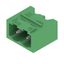 PCB plug-in connector, male header, closed side, THT solder connection, 5.08 mm, Number of poles: 2, 90°, Solder pin length (l): 3.2 mm, tinned, green, Box thumbnail 2