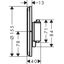 ShowerSelect Comfort S thermostatic shower set, 2 outlets, chrome thumbnail 2