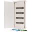KLV-48HWP-SF Hollow wall compact distribution board, 4-rows, super-slim sheet steel door thumbnail 4
