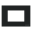 Frame - 1-gang / 3-modules - Niessen logo - Basic - Matt Black thumbnail 1