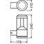 OUTDOOR FACADE LANTERN 12 W 3000 K IP54 GY thumbnail 3