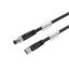 Sensor/actuator line, Connecting line, M8 / M8, Number of poles : 3, 1 m, pin, straight - socket, straight, Shielded: No, LED: No, Sheath material: PUR, Halogen: No thumbnail 1