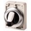 M30I-FWKV Changeover switch, RMQ-Titan, with thumb-grip, maintained, 2 positions (V position), Front ring stainless steel thumbnail 1