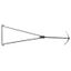 Eaves support for Rd 7-10mm  St/tZn adjustable 1.05-1.20m thumbnail 1